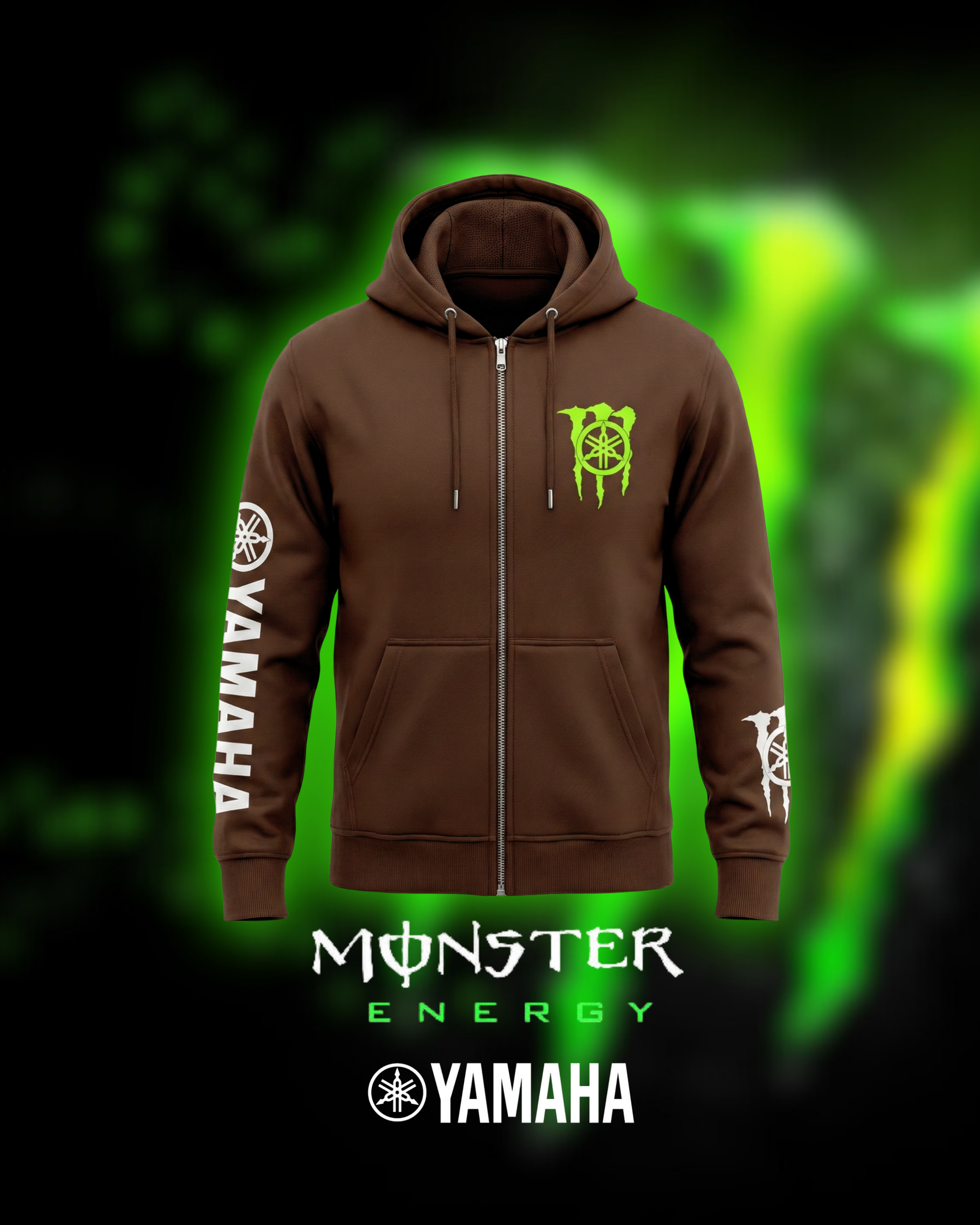 Monster Zipper Hoodie – Bold Streetwear Edition